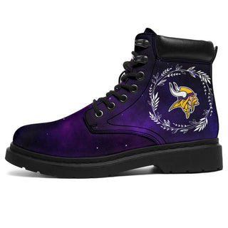 Colorful Minnesota Vikings Boots All Season