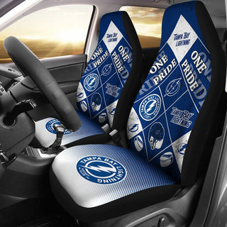 Pride Flag of Pro Tampa Bay Lightning Car Seat Covers