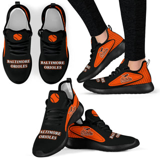 Colorful React Baltimore Orioles Mesh Knit Sneakers