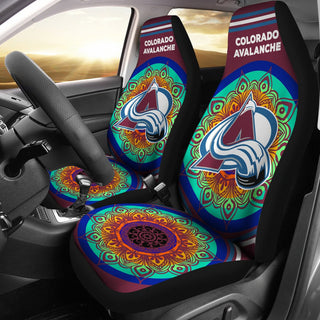 Magical And Vibrant Colorado Avalanche Car Seat Covers