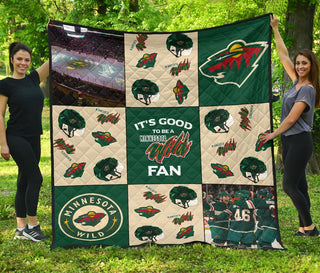 It's Good To Be A Minnesota Wild Fan Quilt Shop