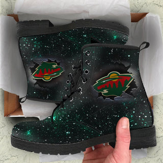 Art Scratch Mystery Minnesota Wild Boots