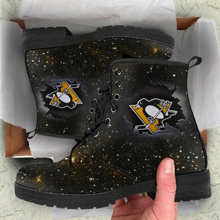 Art Scratch Mystery Pittsburgh Penguins Boots