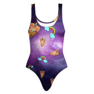Incredible Pizzicorn Pattern One Piece Swimsuits As Gifts