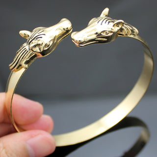 Vintage Western Double Horse Head Bracelets