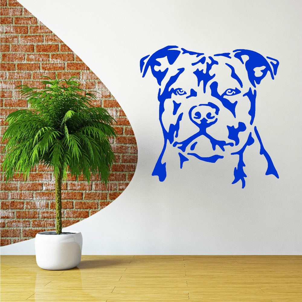 Staffordshire Bull Terrier Dog Home Decor Wallpaper