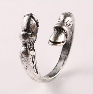 Quality Fashion Vintage Horseshoe Resizable Ring