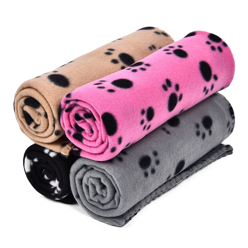 Wholesale Pet Blanket Mats Blanket Lovely Design Paw Print