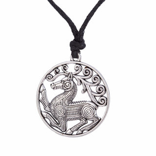 Scandinavian Norse Odin's Steed Viking Steampunk Horse Necklaces