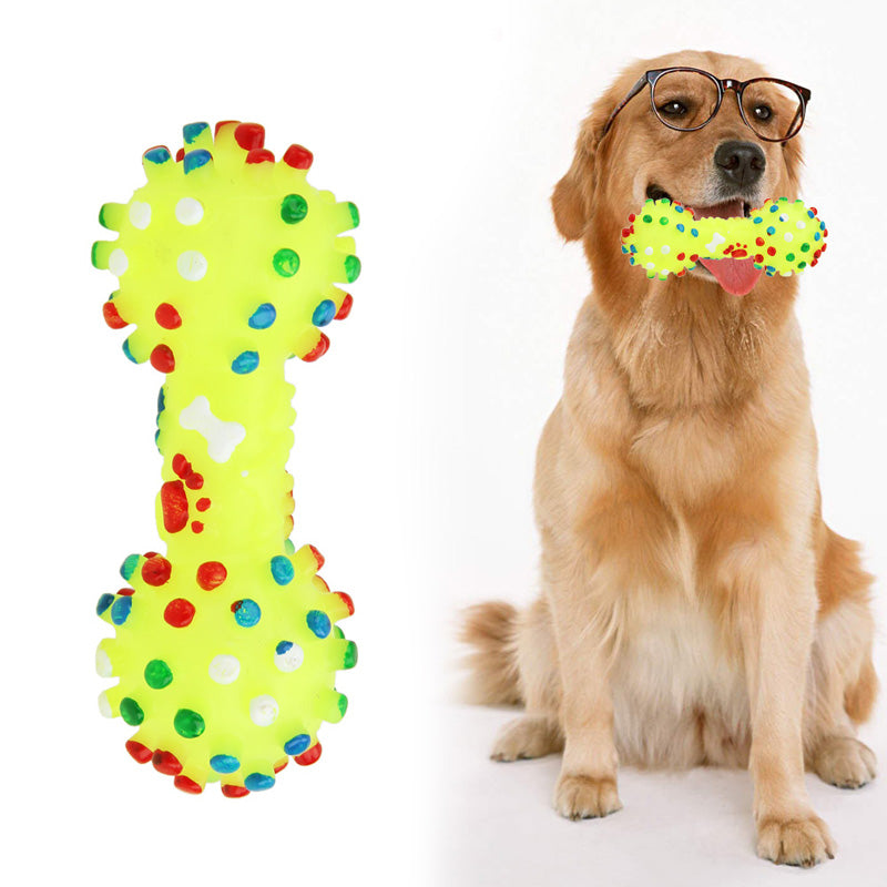 Lovely Color Rubber Sound Dog Toys