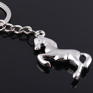 3D Horse Metal Steed Keychains