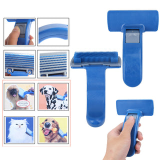 Dog Grooming Hair Blue Clean Fur Tools