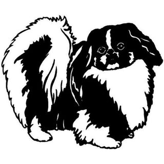 Lovely Pekingese Dog Car Stickers