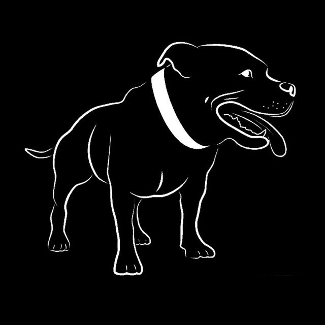 Cute Staffordshire Bull Terrier Dog Stickers