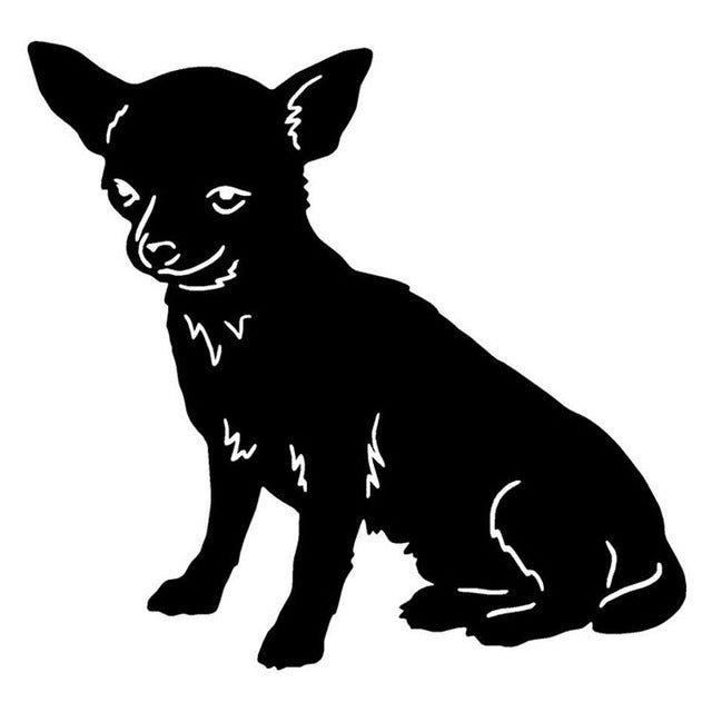 Chihuahua Dog Sitdown Stickers