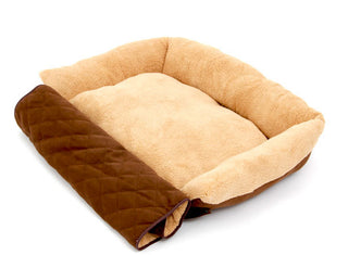 Beige Super Soft Dog Sofa Beds And Mats