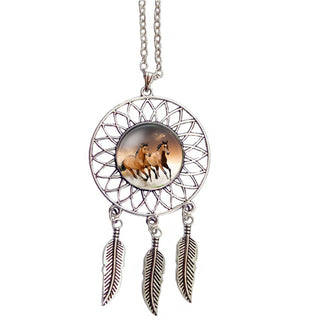 Dreamcatcher Horse Necklaces