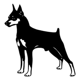 Miniature Doberman Pinscher Dog Stickers