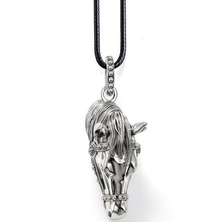 Retro Silver Horse Head Necklaces