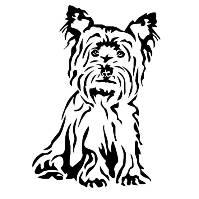 Yorkshire Terrier Dog Stickers