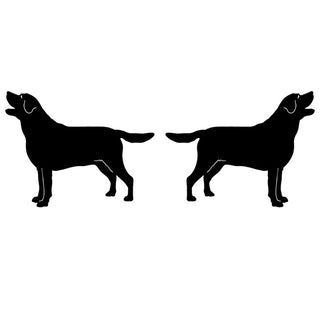 Labrador Retriever Dog (Left & Right) Stickers