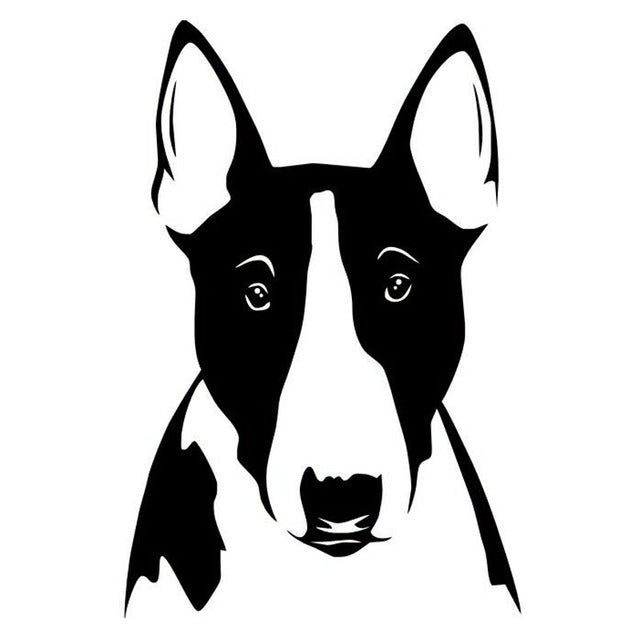 Bull Terrier Dog Funny Stickers