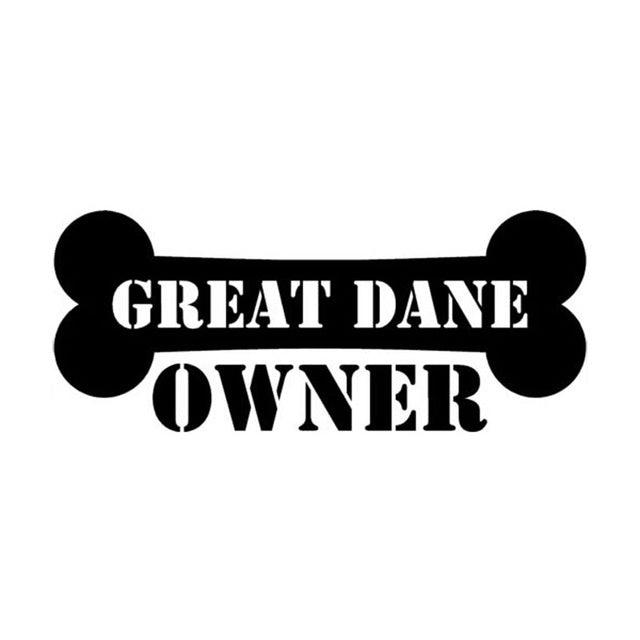 Great Dane Owner Bone Stickers