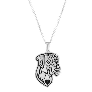 Boxer Dog Face Puppy Pet Lovers Necklaces