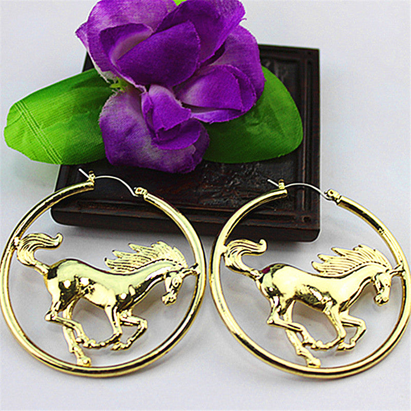 Gift Horse Personality Earrings
