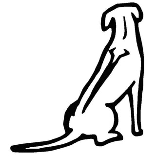 Rhodesian Ridgeback Dog Sitting Stickers