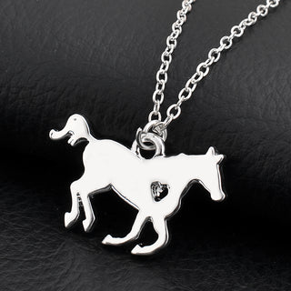 Best Friend Horse Ride Horse Running Necklaces