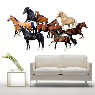 Many Horse Wall Stickers