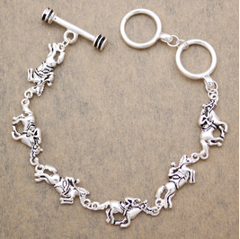 Race Horse Charms Bracelet