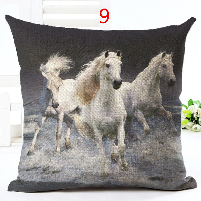 Horse Print Pillow Covers