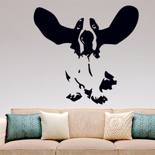 Basset Hound Dog Wall Art Decals