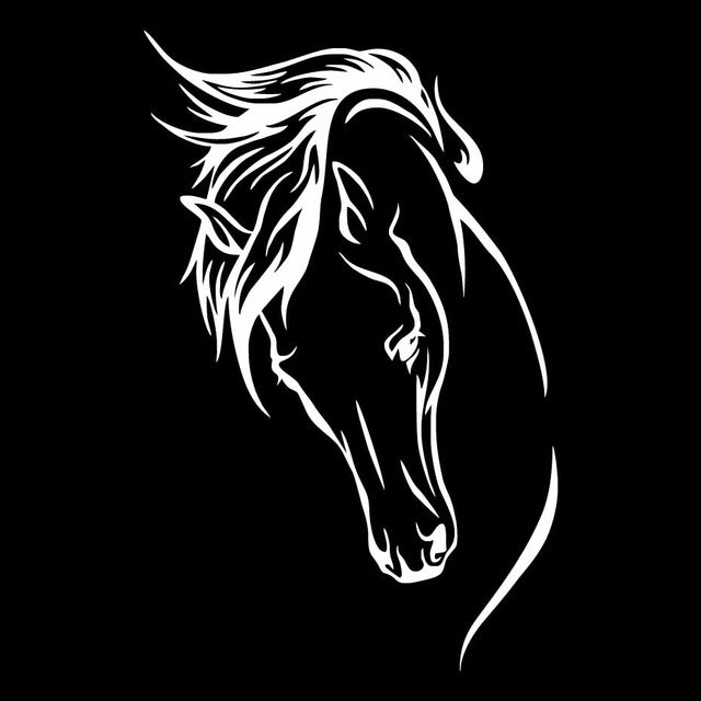 Head Of Horse Wall Stickers