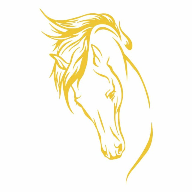 Head Of Horse Wall Stickers