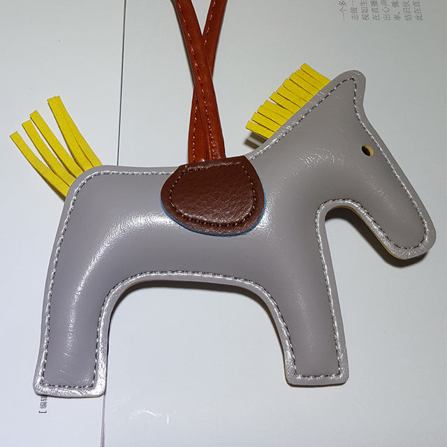 Leather Horse Keychains