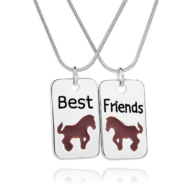 Lubingshine Best Friends Horse Necklaces