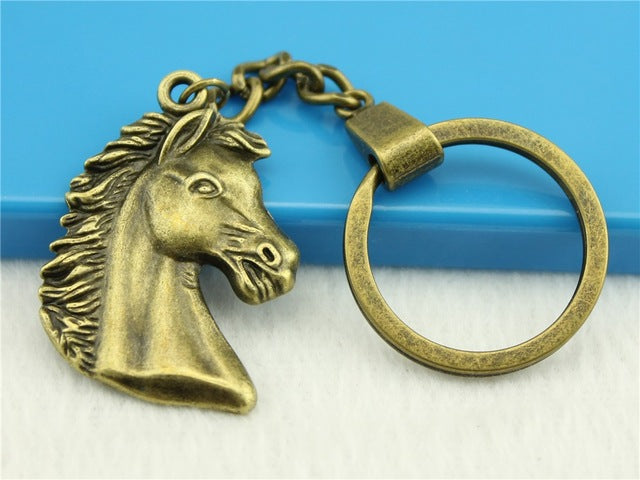 Vintage Horse Head Keychains