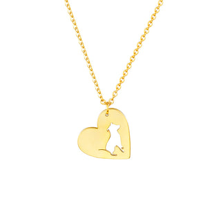 Pit bull Heart Dog Necklaces