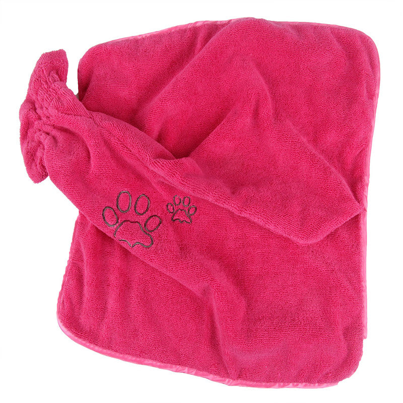 Staying  Warm Dog Towel