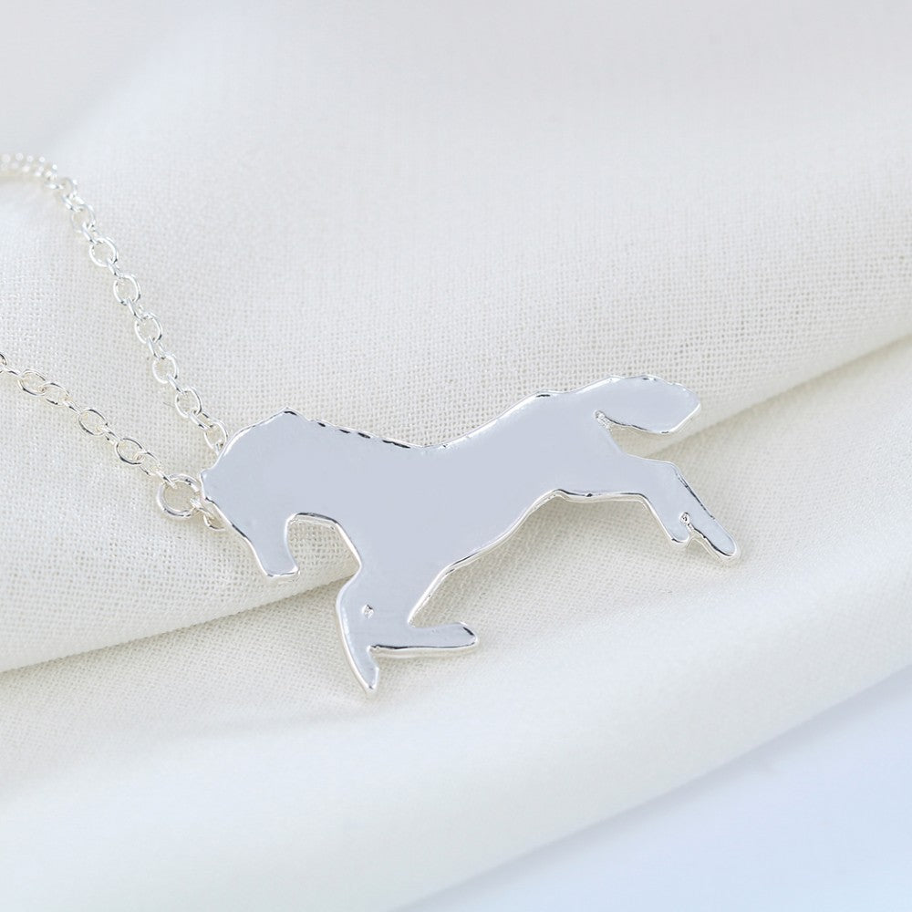 Unique Lucky Cute Running Horse Necklaces
