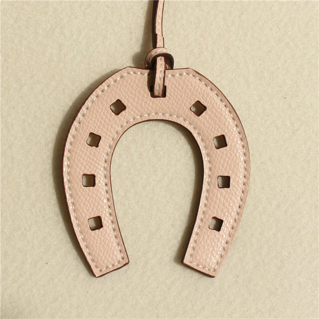 Horse Hoof Leather Keychains