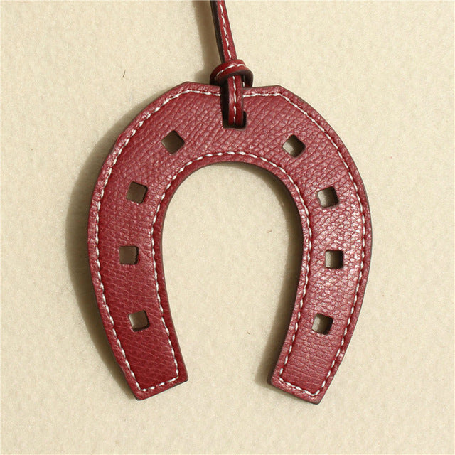 Horse Hoof Leather Keychains