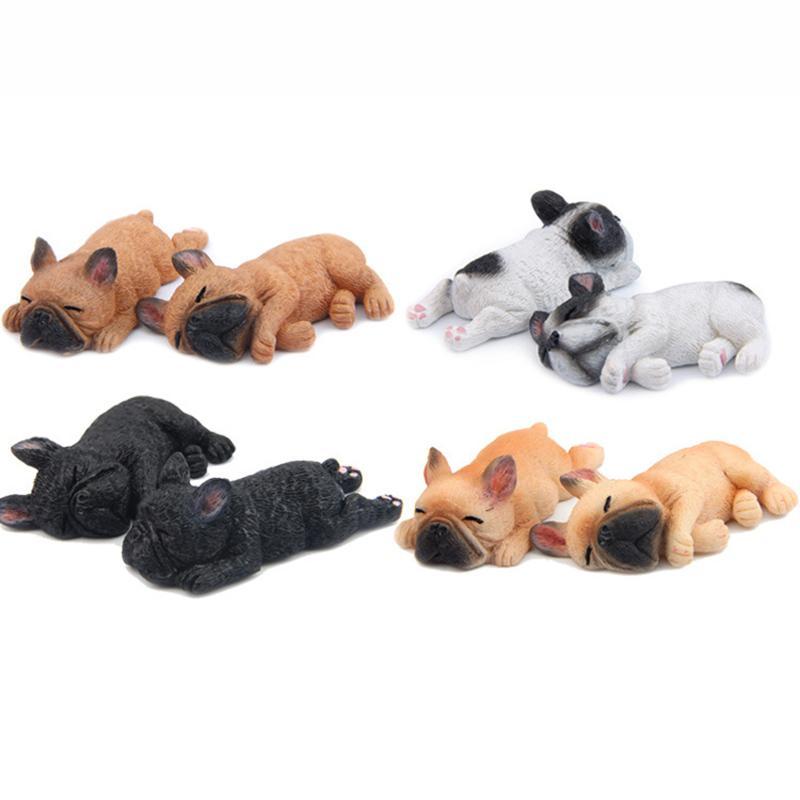 Cute 3D Sleeping Bulldog Stickers