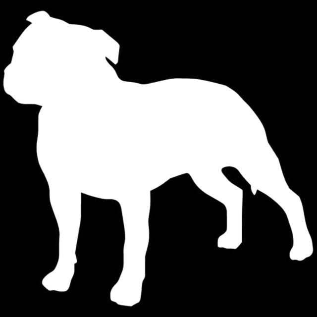 Lovely Staffordshire Bull Terrier Dog Stickers