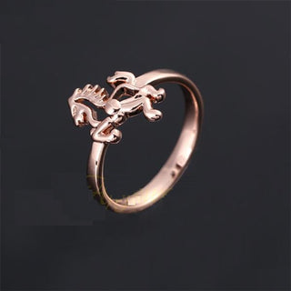 Cute Animal Jewelry Woman Horse Rings