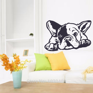 3D French Bulldog Dog Wall Stickers